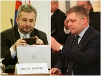 Ondrej Dostál a Robert Fico Ondrej Dostál a Robert Fico