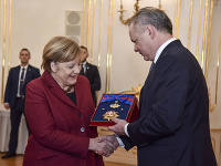 Angela Merkelová a Andrej Kiska Angela Merkelová a Andrej Kiska