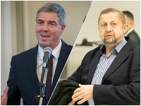 Béla Bugár a Štefan Harabin Béla Bugár a Štefan Harabin