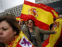 Protesty v Španielsku Protesty v Španielsku