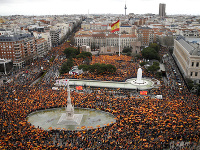 Masívne demonštrácie v Madride