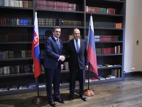 Andrej Danko a Sergej Lavrov Andrej Danko a Sergej Lavrov