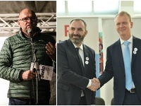 Richard Sulík, Ivan Štefunko a Miroslav Beblavý Richard Sulík, Ivan Štefunko a Miroslav Beblavý