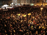 Protesty Za slušné Slovensko Protesty Za slušné Slovensko