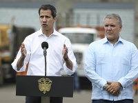 Juan Guaidó oznámil spustenie distribúcie humanitárnej pomoci.