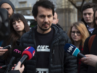 Organizátori Karolína Farská, Juraj Šeliga a Eva Lavríková Organizátori Karolína Farská, Juraj Šeliga a Eva Lavríková