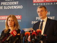 Zuzana Čaputová a Robert Mistrík Zuzana Čaputová a Robert Mistrík