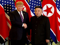 Donald Trump a Kim Čong-un Donald Trump a Kim Čong-un