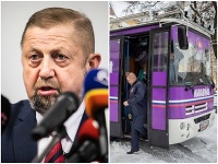 Štefan Harabin čelí ohľadom autobusu prezidentskej kampane ďalším komplikáciám. Štefan Harabin čelí ohľadom autobusu prezidentskej kampane ďalším komplikáciám.