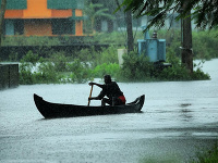 Neutíchajúci dážď v Kérale