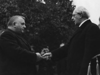 Jozef Tiso (vľavo) a Vojtech Tuka Jozef Tiso (vľavo) a Vojtech Tuka