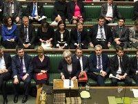 Prejav Theresy Mayovej pred zákonodarcami Dolnej snemovne britského parlamentu Prejav Theresy Mayovej pred zákonodarcami Dolnej snemovne britského parlamentu