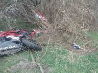 Vážna dopravná nehoda motorky v katastri obce Nesvady. Vážna dopravná nehoda motorky v katastri obce Nesvady.