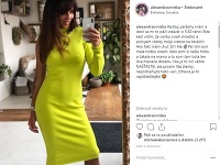 Alexandra Orviská o svojich starostiach informovala na Instagrame.