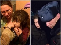 Ruskí policajti zachránili dievča (5). Ruskí policajti zachránili dievča (5).