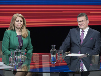Zuzana Čaputová a Maroš Šefčovič Zuzana Čaputová a Maroš Šefčovič