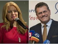 Zuzana Čaputová a Maroš Šefčovič Zuzana Čaputová a Maroš Šefčovič