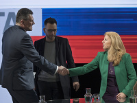 Zuzana Čaputová a Maroš Šefčovič Zuzana Čaputová a Maroš Šefčovič