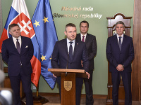 Peter Pellegrini, Robert Fico, Andrej Danko, Béla Bugár Peter Pellegrini, Robert Fico, Andrej Danko, Béla Bugár