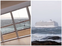 Ľudí z výletnej lode Viking Sky museli evakuovať. Ľudí z výletnej lode Viking Sky museli evakuovať.
