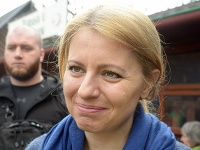 Zuzana Čaputová počas rodinnej prechádzky na Sitno v rámci záverečného podujatia prezidentskej kampane