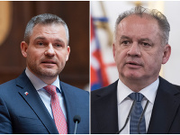 Peter Pellegrini a Andrej Kiska Peter Pellegrini a Andrej Kiska
