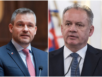 Peter Pellegrini a Andrej Kiska Peter Pellegrini a Andrej Kiska