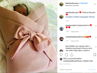 Fotkou dcérky sa na Instagrame pochválil aj hrdý otecko.