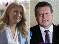 Slováci dnes rozhodujú medzi prezidentskými kandidátmi Zuzanou Čaputovou a Marošom Šefčovičom Slováci dnes rozhodujú medzi prezidentskými kandidátmi Zuzanou Čaputovou a Marošom Šefčovičom