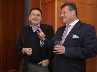 Peter Kažimír a Maroš Šefčovič Peter Kažimír a Maroš Šefčovič