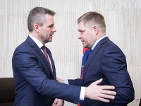Peter Pellegrini a Robert Fico Peter Pellegrini a Robert Fico