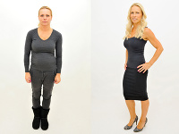 Klientka Jana, aj v oblečení je zmena vidieť na prvý pohľad