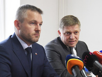 Peter Pellegrini a Robert Fico Peter Pellegrini a Robert Fico