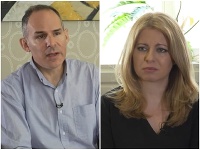 Rob Cameron a Zuzana Čaputová Rob Cameron a Zuzana Čaputová