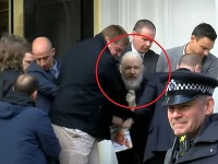Britská polícia zatkla na ekvádorskom veľvyslanectve v Londýne zakladateľa organizácie WikiLeaks Juliana Assangea. Britská polícia zatkla na ekvádorskom veľvyslanectve v Londýne zakladateľa organizácie WikiLeaks Juliana Assangea.