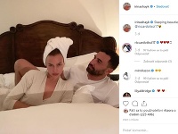 Irina Shayk zverejnila na instagrame fotku, na ktorej je v posteli s iným mužom. 