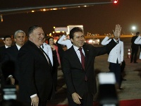Mike Pompeo a Luis Castiglioni Mike Pompeo a Luis Castiglioni