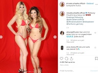 Micaela Schaefer a Patricia Blanco sa na instagrame chválili spoločným fotením promo záberov. 