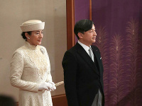 Korunný princ Naruhito a korunná prinzecná Masako 