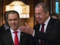 Jorge Arreaza a Sergej Lavrov Jorge Arreaza a Sergej Lavrov