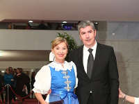Alena Heribanová s bratom Vladimír Repčíkom.  