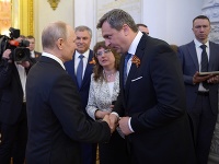 Andrej Danko a Vladimir Putin Andrej Danko a Vladimir Putin