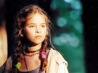 Kristína Svarinská ako 11-ročná vo svojom prvom filme. 