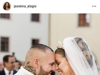 Jasmina Vrbovská Alagič sa pochválila prvou svadobnou fotkou so svojím manželom.