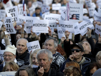 Protesty v Prahe Protesty v Prahe