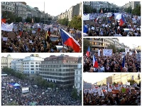 Protest v Prahe Protest v Prahe