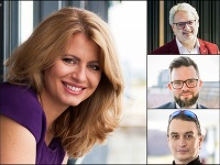 Čaputová predstavuje svoj tím Čaputová predstavuje svoj tím