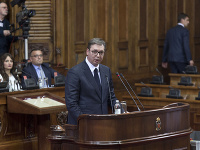 Srbský prezident Aleksandar Vučič 