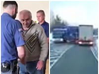 Český kamionista riskantne predbiehal na ceste B12 v bavorsko-českom pohraničí. Český kamionista riskantne predbiehal na ceste B12 v bavorsko-českom pohraničí.