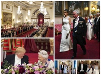 V pondelok večer sa konal v Buckinghamskom paláci banket.